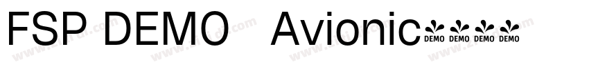 FSP DEMO   Avionic字体转换